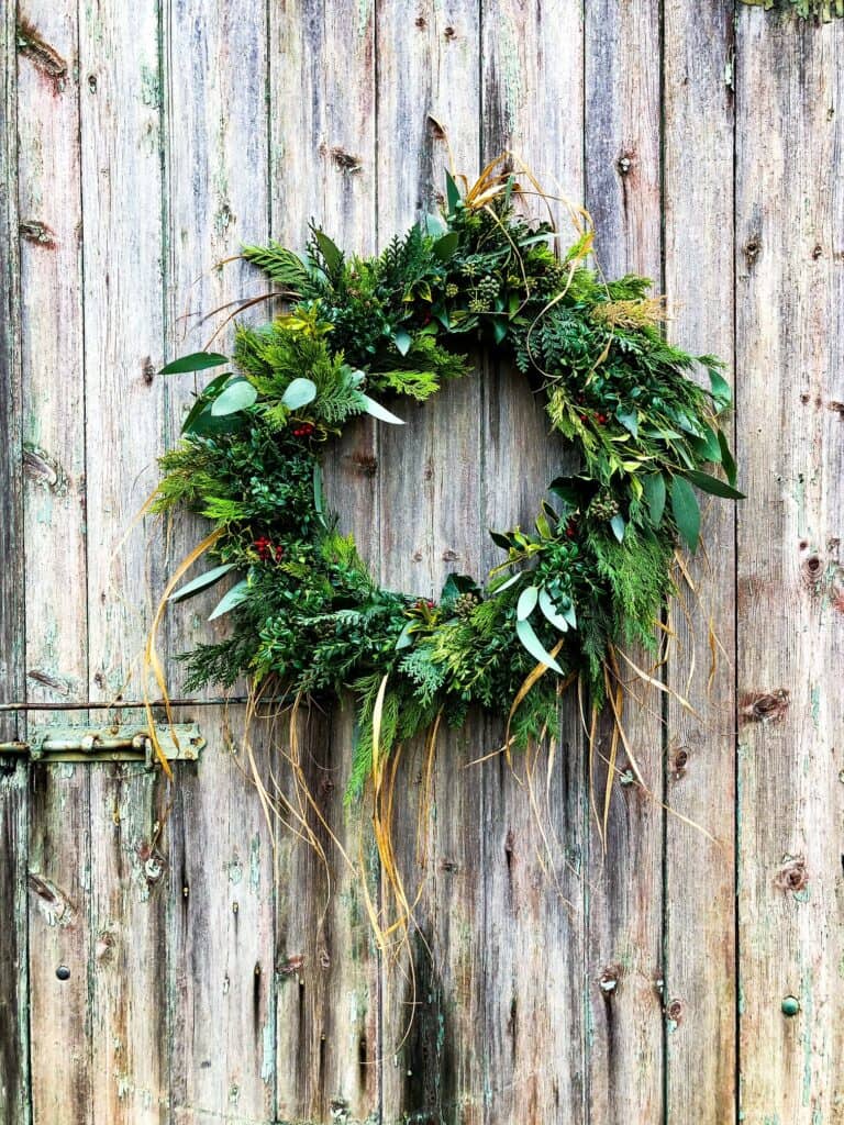 An autumn wreath