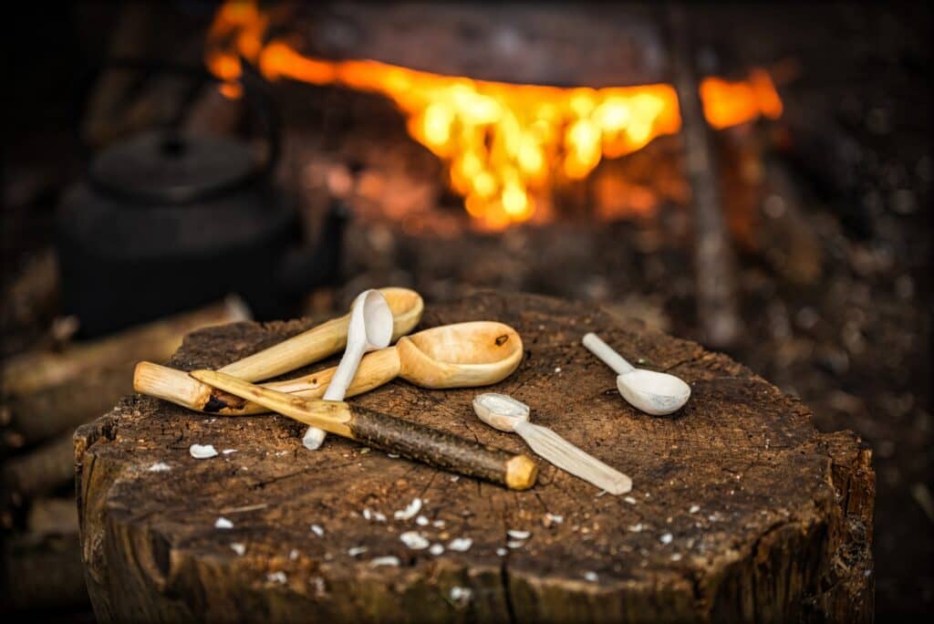 Spoon Carving at Thetford Forest