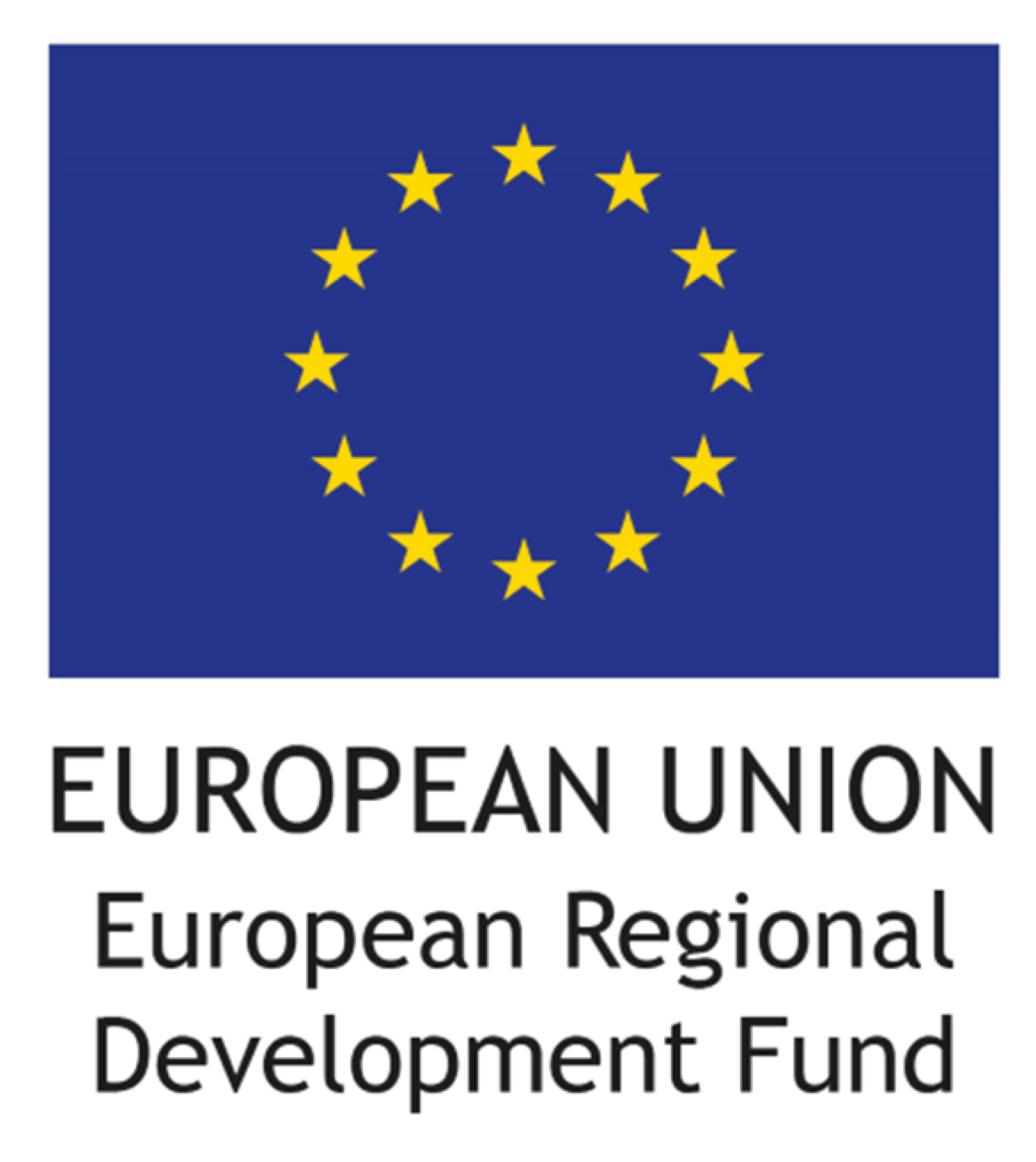 Logo for the European Union European Regional Development Fund